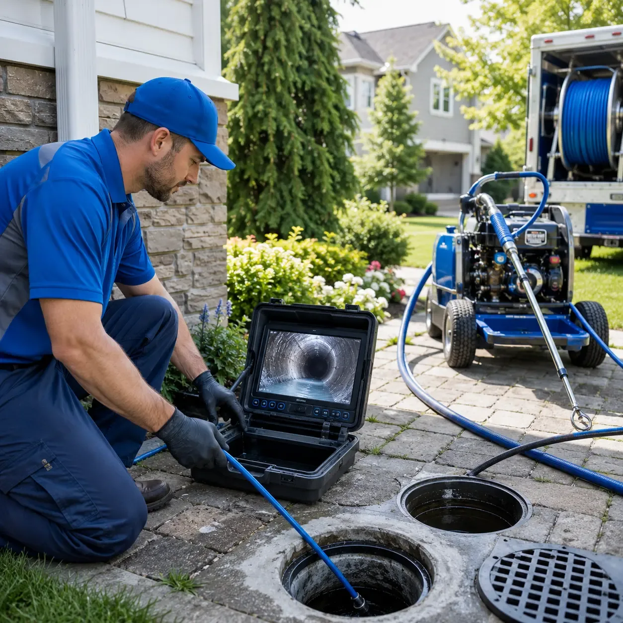 Outdoor drain cleaning professionals serving Stowe, VT