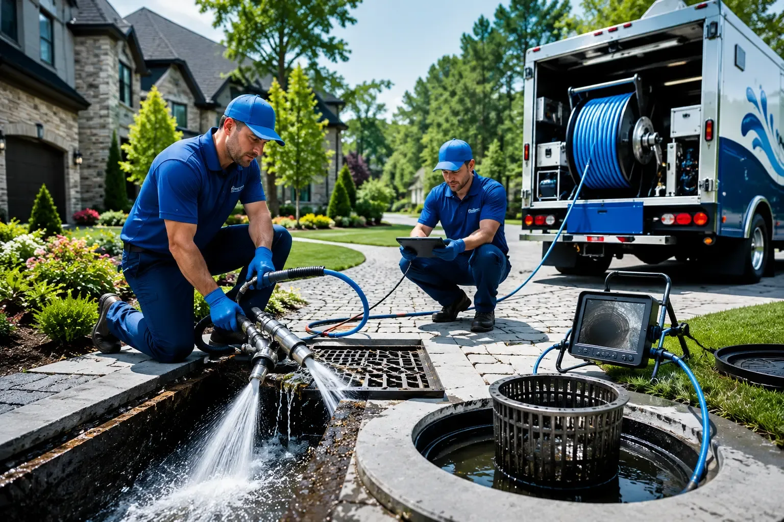 Local outdoor drain cleaning professionals in Stowe, VT